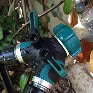 All Metal Body Garden Hose Splitter